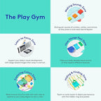 LOVEVERY | The Play Gym | Award Winning For Baby , Stage-Based Developmental Activity Gym & Play Mat for Baby to Toddler