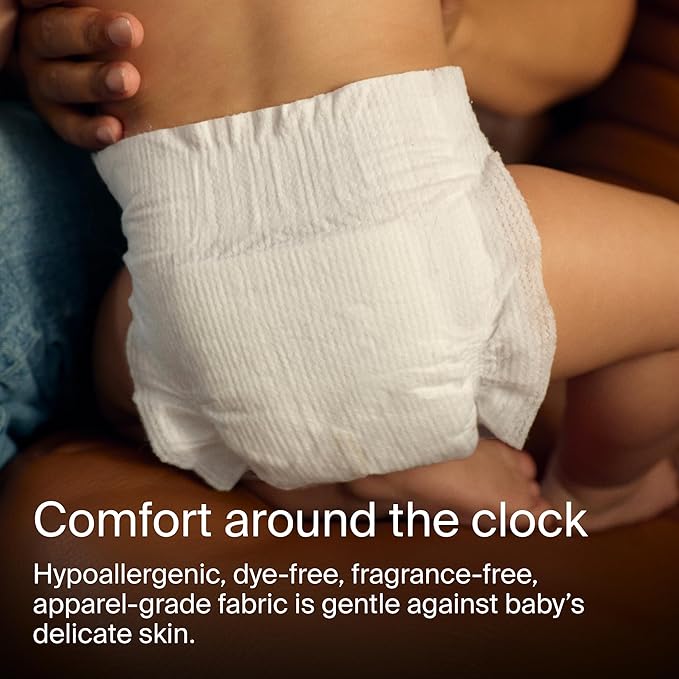 Coterie Baby Wipes + Diapers Kit, Size 1 (99 Count) & Size 2 Diapers (186 Count), 4 Pack (224) Baby Wipes with 99% Water, Plant Based Materials, Hypoallergenic for Sensitive Skin