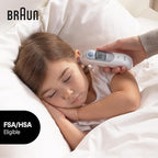 Braun ThermoScan 5 Ear Thermometer - ExacTemp Stability Indicator for Professional Accuracy, Digital Display, Baby and Infant Friendly, No.1 Brand Recommended by Pediatricians
