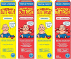 Boudreaux's Butt Paste Diaper Rash Ointment, (Original, & Maximum Strength) (2ea / 4oz) (Variety Pack)