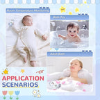 Baby Bath Thermometer - Water Thermometer for Baby Safety - Quick Read Floating Bathtub Toy in Fahrenheit & Celsius - Ideal for Infant, Newborn & Toddler Bath Time