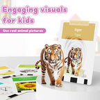 Toddlers Bilingual Spanish & English Talking Flash Cards with 288 Sight Words, Speech Therapy Toys for 1 2 3 4 5 6 Years Old Boys and Girls, Learning Educational Kids Gifts (Pink)