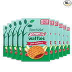 Beech-Nut Toddler Snacks Jammin' Waffles with Fruit Filling for Babies & Toddlers, Pear Raspberry, 10 Boxes (50 Individually Wrapped Packs)