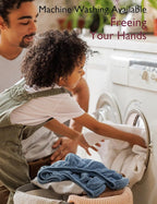 Momcozy Muslin Mini Crib Sheets Fitted - 38''x26'' Pack and Play Sheets for Pack N Play Mattress, 2 Pack Soft & Breathable Natural Cotton Non Slip Bed Cover for Boys, Girls, Grey Blue