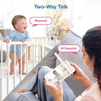 VTech 2-Cameras Advanced HD Video Baby Monitor with Camera & Audio, 5.5" High-Definition IPS Screen, Pan-Tilt-Zoom, Night Light, 2-Way Talk, Lullabies, Soothing Sounds, No WiFi: Advanced HD Plus Twin