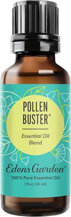Edens Garden Pollen Buster Essential Oil Blend- 100% Pure Premium Grade, Undiluted, Natural, Therapeutic, Aromatherapy, The Best for Skin, Humidifiers, Kid Safe 30 ml (1 fl oz)
