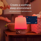 Hatch Rest Baby Sound Machine, Night Light | Hatch Baby Model | Sleep Support | Registry Essential, Routine Builder, Time-to-Rise Alarm Clock, White Noise, Nursery Stories, Toddler Kids (Wi-Fi), Putty