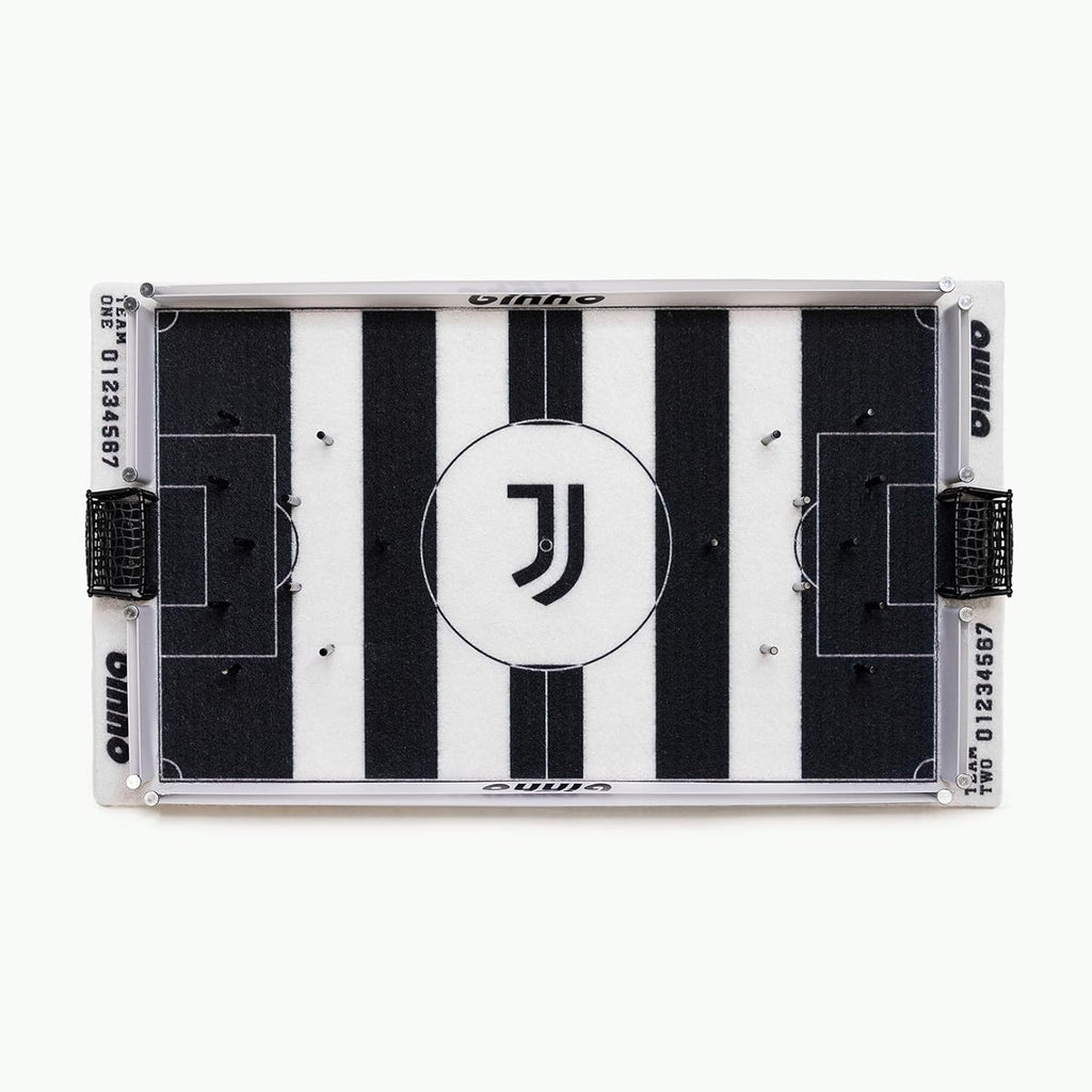 Binho Board Classic Board Game Juventus Edition - 2-Player Fast-Paced Finger Flicker Pinball Family Board Games - Portable Tabletop Sports Game Set for Any Occasion