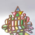 Rainbow Acrylic Stacking Blocks - 24PCS Montessori Toy & Decor for Toddler Gift for Endless Fun!