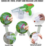 PLAY Bug Catcher Kit,Outdoor Toys for Kids Ages 4-8 8-12,Bug Catcher Vacuum with Critter Habitat Case,Butterfly net,Magnifying Glass,Toddler Outside Toys for 3 4 5 6 7 8+ Year Old Boys Birthday Gift