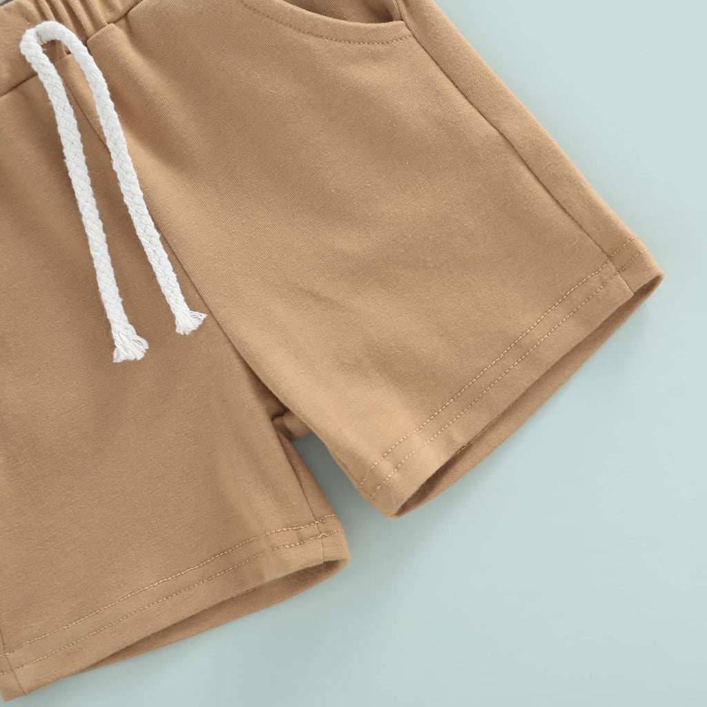 Mubineo Infant Toddler Baby Boy Summer T Shirt Shorts Outfits Short Sleeve Tee Tops Clothes Set