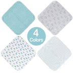 Softan Baby Washcloths, 24Pack Baby Wash Cloths Extra Soft & Ultra Absorbent, Baby Towels and Washcloths Face Towel Unisex for Boys Girls Face & Body, Washclothes Gentle on Sensitive Skin, 9''x 9''
