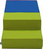 Factory Direct Partners - 11618-LMRS SoftScape Toddler Playtime Climber, Indoor Active Play Structure for Toddlers and Kids, Safe Soft Foam for Crawling and Sliding (3-Piece Set) - Lime/Raspberry