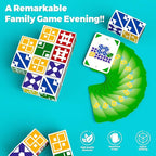 Family Matching Game for Kids & Adults, Block Puzzle Board Games for Boys & Girls Ages 4-8 8-12, 2 Player Card Puzzles for Children 3+ Year Olds