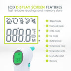 bblüv - Orä - Non-Contact Digital Infrared Thermometer, Ear Thermometer - 5 in 1 in LED Display, for Babies, Children, and Adults Tracking Fever Indicator – Fast 1 Second Temperature