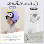 Mambobaby Baby Head Protector Safety Helmet Baby Helmet for Crawling Walking，Extra-Thick Deep Forehead Padding,Ultra-Lightweight, Breathable, Toddler Helmet 6-24 Months-Penguin