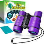 Binocular for Kids, Kids Binoculars for Ages 3-12 Boys Girls, Outdoor Gifts Toys for Kids- Perfect for Bird Watching, Camping, and Outdoor Exploration, Purple