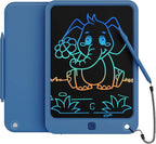 LCD Writing Tablet 10 Inch, Toys for 3 4 5 6 7 8 9 10 Year Old Boys Girls, Colorful Doodle Board Drawing Tablet, Gift for Boys Toddlers Age 3-12 Years, Memo Board, Drawing Pads with Lanyard(Navy)