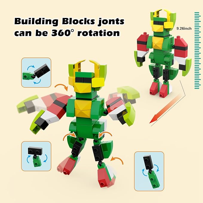 Building Blocks for Kids Ages 3-8| 8-Color Building Bricks for Toddlers Development, Creativity, and Motor Skills| 209-piece Toy Building Sets for Ideal Christmas/Birthday Gifts for Boys & Girls