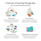 Lovevery, The Newborn Gift Set, Play Gym with Sensory Strands and Looker Play Kit, Baby Development Essentials, Ages 0+