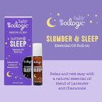Oilogic Slumber & Sleep Roll-On Essential Oil for Babies & Toddlers - Gentle Aromatherapy Essential Oils, Mess-Free Comfort & Wellness Blends - Pediatrician-Tested Safe for Baby, .3 Fl Oz