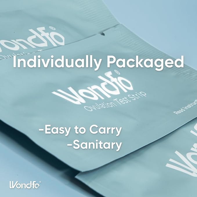 Wondfo Ovulation Test Strips-Women Fertility Tracking and Pregnancy Planning with Cycle-Detecting LH Surge - Highly Sensitive and Fast Result at Home Kit (25 Count)