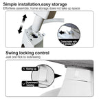 Baby Swing for Newborn to Toddler, 5 Speed Portable Infant Swing with Bluetooth Touch, Remote Control, 10 Lullabies, Timer, 5 Point Harness and Soft Fabric (Grey)