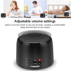 Conor White Noise Machine, Sleep Sound Machine - 24 High Fidelity Soothing Fan & White Noise Sounds, Timer & Memory Feature, Portable Office Privacy or Travel Sleep Therapy for Baby, Kids, Adults