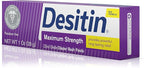 Desitin Maximum Strength Baby Diaper Rash Cream with 40% Zinc Oxide, Travel Size, 1 oz (Pack of 6)
