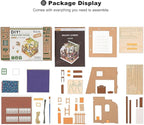 Rolife DIY Miniature House Kit Miller's Garden, Tiny House Kit for Adults to Build, Mini House Making Kit with Furnitures, Halloween/Christmas Decorations/Gifts for Family Friends (Miller's Garden)