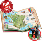 Virtual Reality World Atlas Gift Box - Illustrated Interactive VR Atlas and STEM Learning Activity Set - for Ages 8 and Up