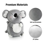 PandaEar Baby Head Protection Backpack, Toddler Walking Head Protector, Adjustable Head Protector Pad Safety Cushion (Koala Grey)