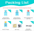 ELECFREAKS Interactive Coding Accessories Pack microbit Building Bricks for TPbot Car and Nezha Inventor’s Kit, STEM Educational Planet X Series Sensors Kit (Without Micro:bit & TPbot & Nezha)