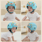 Baby Head Protector Baby Helmet for Crawling and Walking - No Bumps and Soft Safety Peak - Ultra Light and Adjustable Baby Head Protector Suitable for Babies 6-24 Months-Dragon