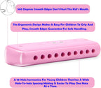 Color Blues Harmonica, Key of C for Kids, Children, Toddler and Beginners,10 Hole 20 Tones Musical Instrument Toy Gift