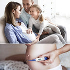 Thermometer for Baby, 2 Packs, Rectal Digital Thermometer with 10 Seconds Fast Reading (Dark Blue+Green)