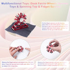 Desk-Fidget-Toys for Ferris-Wheels-Spinner: Metal Kinetic-Spinner 4mins, Cool-Gadgets for Kid Children Teen Adult EDC-Toy, ADHD Tools Cool-Stuff Stress Relief Gift for Office Home School Christmas
