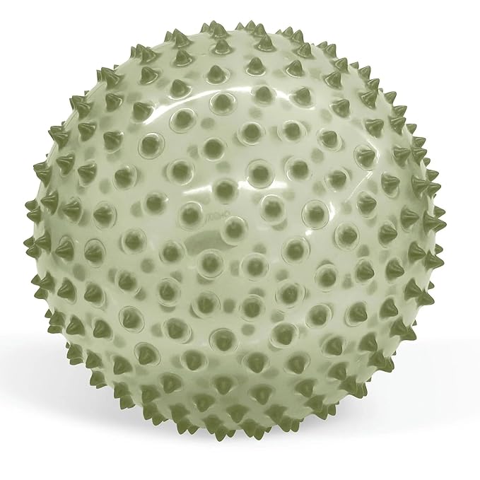 Edushape The Original Sensory Ball for Baby - 7" Glow-in-The-Dark Color Baby Ball That Helps Enhance Gross Motor Skills for Kids Aged 6 Months & Up - Vibrant, Colorful & Unique Toddler Ball
