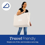 Chicco Alfa Lite Lightweight Travel Playard, Portable Playpen for Babies and Toddlers, Snap-Open/Compact Fold Design, 13 lbs., Baby Travel Essential | Dove/Beige