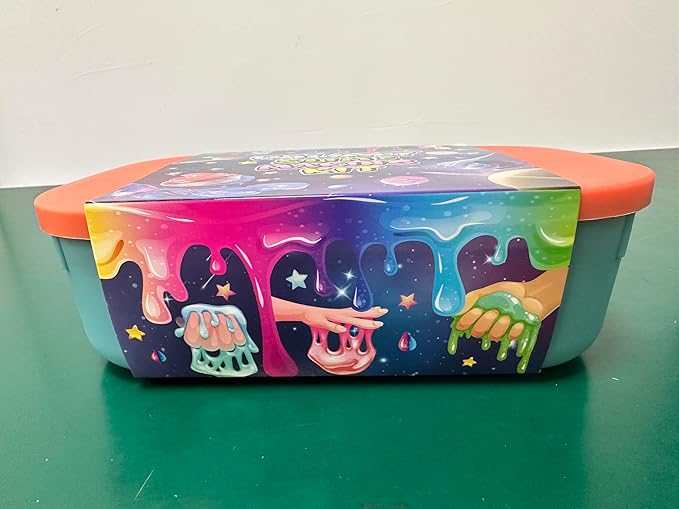 YOPINSAND Galaxy Slime Kit for Girls, DIY Slime Making Kit, Glimmer Crunchy, Butter, Foam, Glow in The Dark Slime with Add-ins, Foam Balls, Charms, Glitters, Party Favors Gift Toys for Kids 6-12