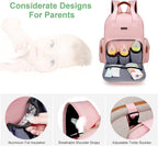 Diaper Bag Backpack with Changing Station, Baby Diaper Bag Organizer for Moms Dads Large Baby Changing Bags