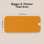 5-Pack Cotton Muslin Burp Cloths Baby Girls, Boys - Soft & Absorbent Spit Up Burp Rags, Large Muslin Towel, Cotton Wash Cloths for Babies, Newborn, Infant, No Shrink, Durable, Neutral (Primeval)