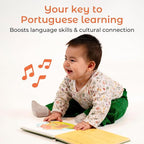 Cali's Books Brazilian Nursery Rhymes Book - Sound Books for Toddlers 1-3 Years Old - Interactive & Educational Music Toys for Bilingual Children with Lyrics & Translations - Musical Gifts for Kids