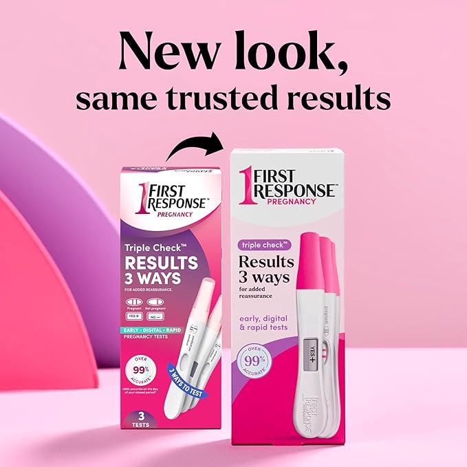 First Response Triple Check Pregnancy Test 3 ct.