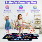 Dance Mat, Kids Electronic Dance Pad with Wireless Bluetooth 5 Speeds 9 Levels, Music Toys Birthday & Xmas Gifts for Girls Boys 3 4 5 6 7 8 9 10+ Year Old