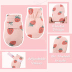 Newborn Baby Mittens Infant No Scratch Gloves Cotton Mitts for Baby Girls Boys