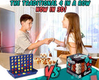 , a Unique 4 in A Row Game, 3D Strategy Board Game for Critical Thinking. The Classic Grid Game in a Sleek Acrylic Cube. Superbly Designed Wooden Cubes. Tactical Game Play for All Ages