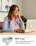 Momcozy Original Replacement Accessories for Upgraded Mobile Flow | Upgraded M9,Original Upgraded M9 Breastfeeding Parts,Valve，2 Pack