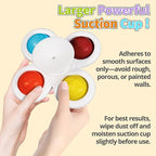 ALASOU 3PCS Pop Suction Cup Spinner Toys for 1 Year Old Boy Girl|Novelty Spinning Tops Toddler Toys Age 1-2|Sensory Baby Bath Toy for Toddlers 1-3|12 18 Months Boy Birthday Gift for Infant