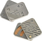 2 Pack Fidget Toys Adults Magnetic Fidget Slider Metal Fidget Toys Magnetic Fidget Slider Toys EDC Fidget Toys for Adults Anxiety Stress Relief Office Desk Toys(Metal Poker K+A)